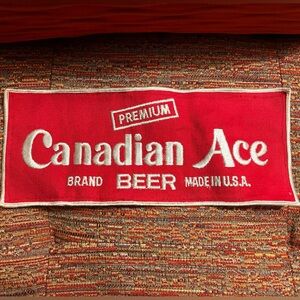 Vintage Canadian Ace Beer Jacket Patch